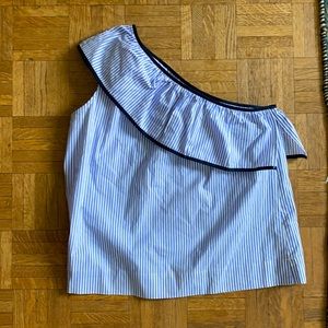 NWT J. Crew One-Shoulder Top